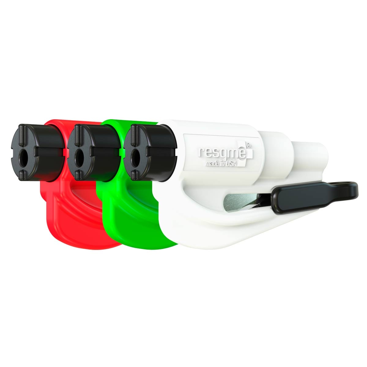 resqme® Pack of 3 Green, White & Red