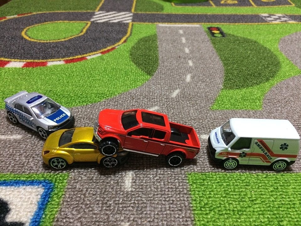 Dangerous! A car doesn’t have to be moving to be…
