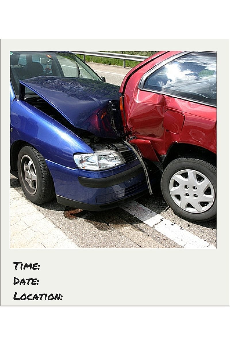 How to deal with traffic accidents - Documenting the accident through photographs and written notes